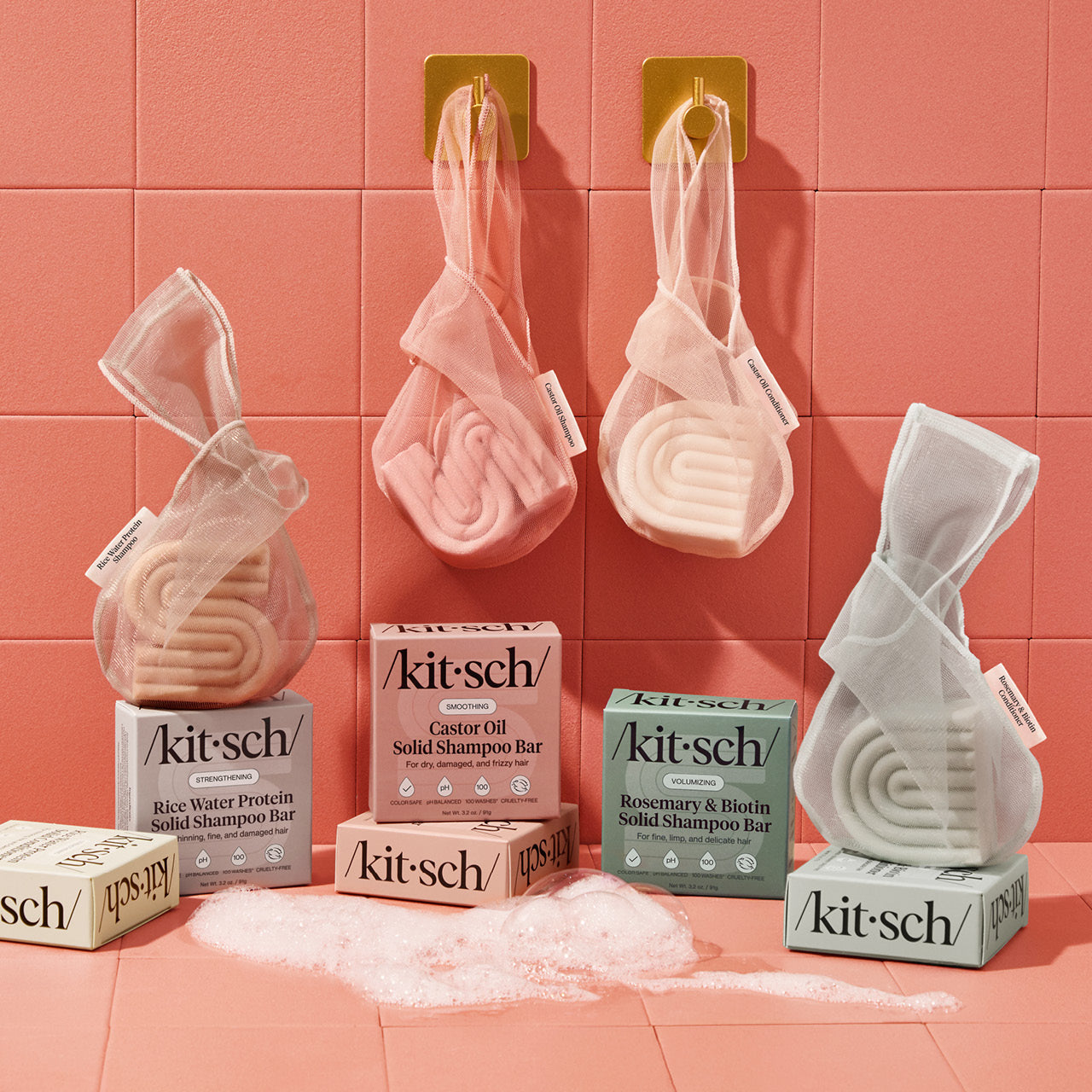 Rice Water Protein Shampoo Bar Saver Bag