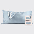 Satin Pillowcase in Haze Blue 4 Pack - King