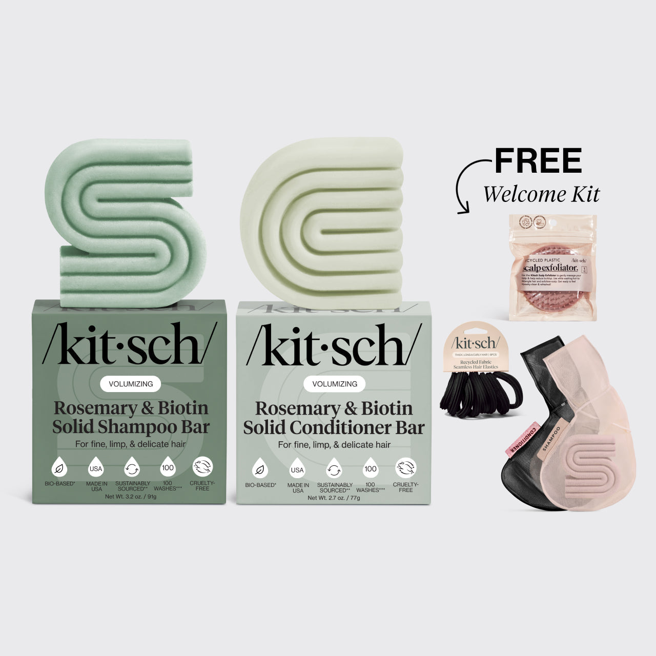 Shampoo & Conditioner Combo with Free Welcome Kit