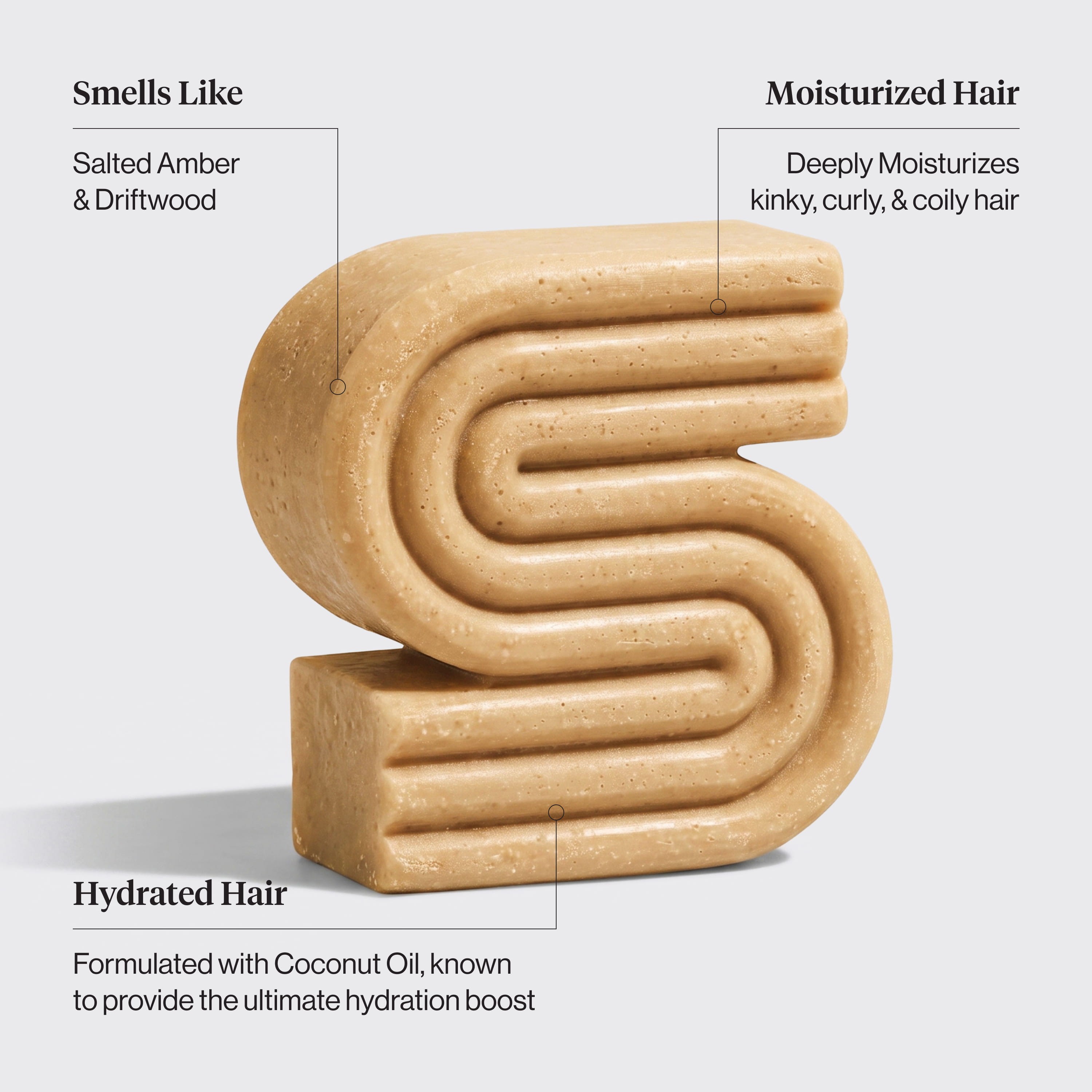 Coconut Oil Shampoo Bar for Dry Damaged Hair