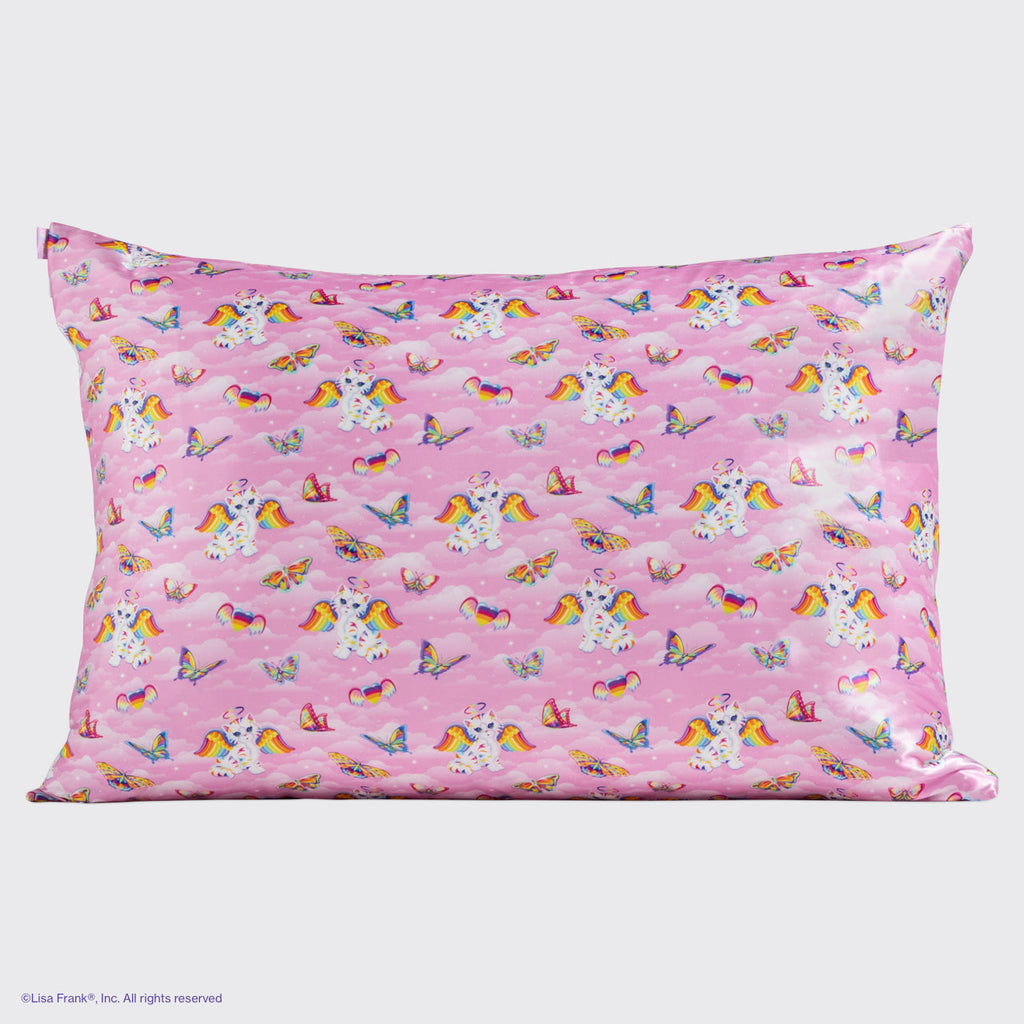 Lisa Frank x Kitsch Satin Pillowcase in Angel Kitty™ 4 Pack